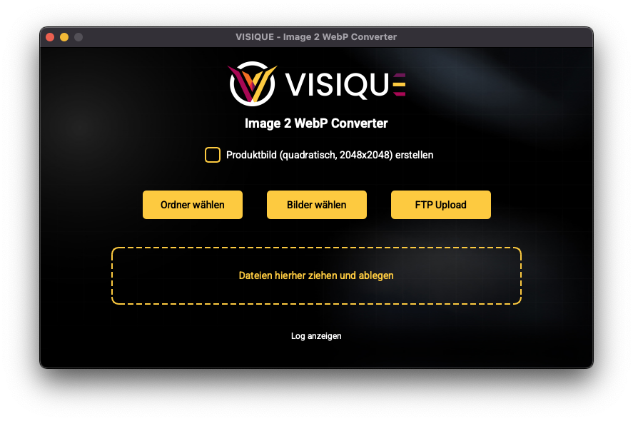 VISIQUE - Image 2 WebP Converter Screenshot